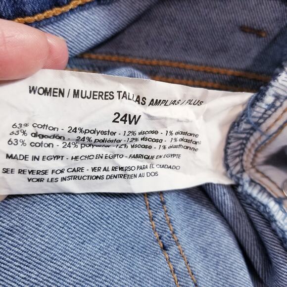 Gloria Vanderbilt Women Amanda Denim Short Skimmer Classic Rise - Picture 11 of 12